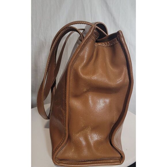 Cole Haan Leather Tote/Shoulder Bag - Tan - Picture 5 of 10